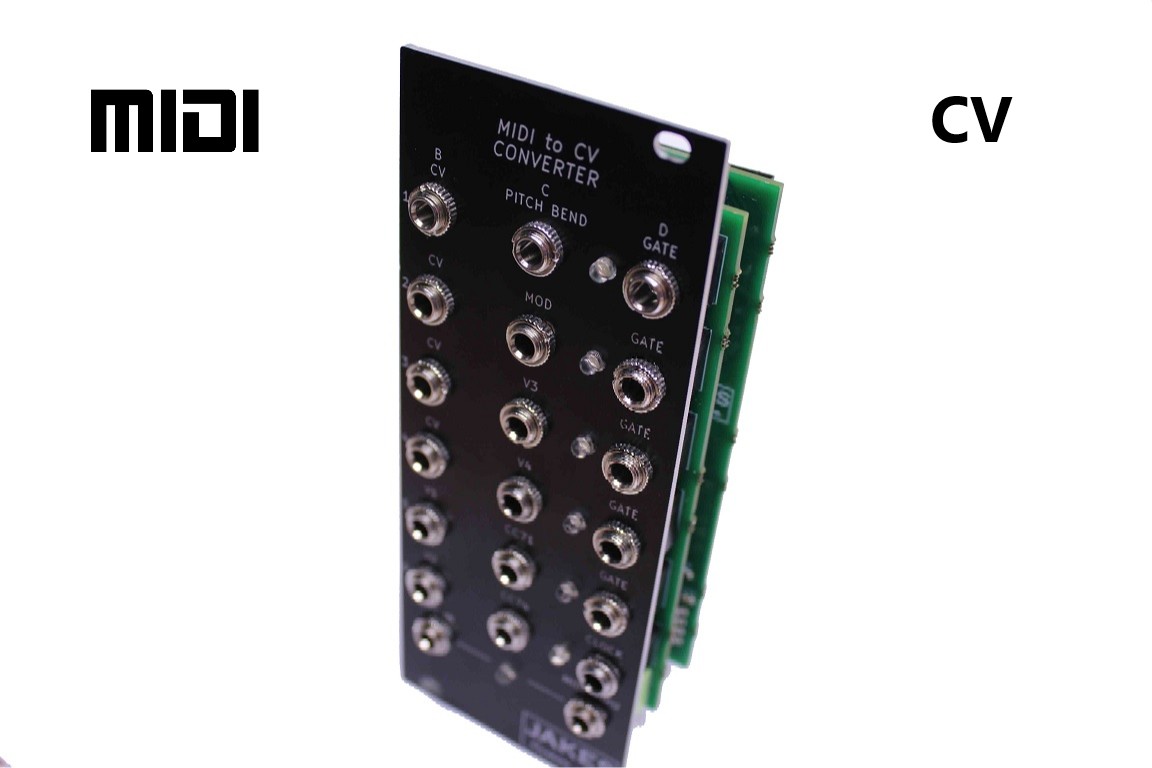 MIDI to CV Eurorack Module JCS