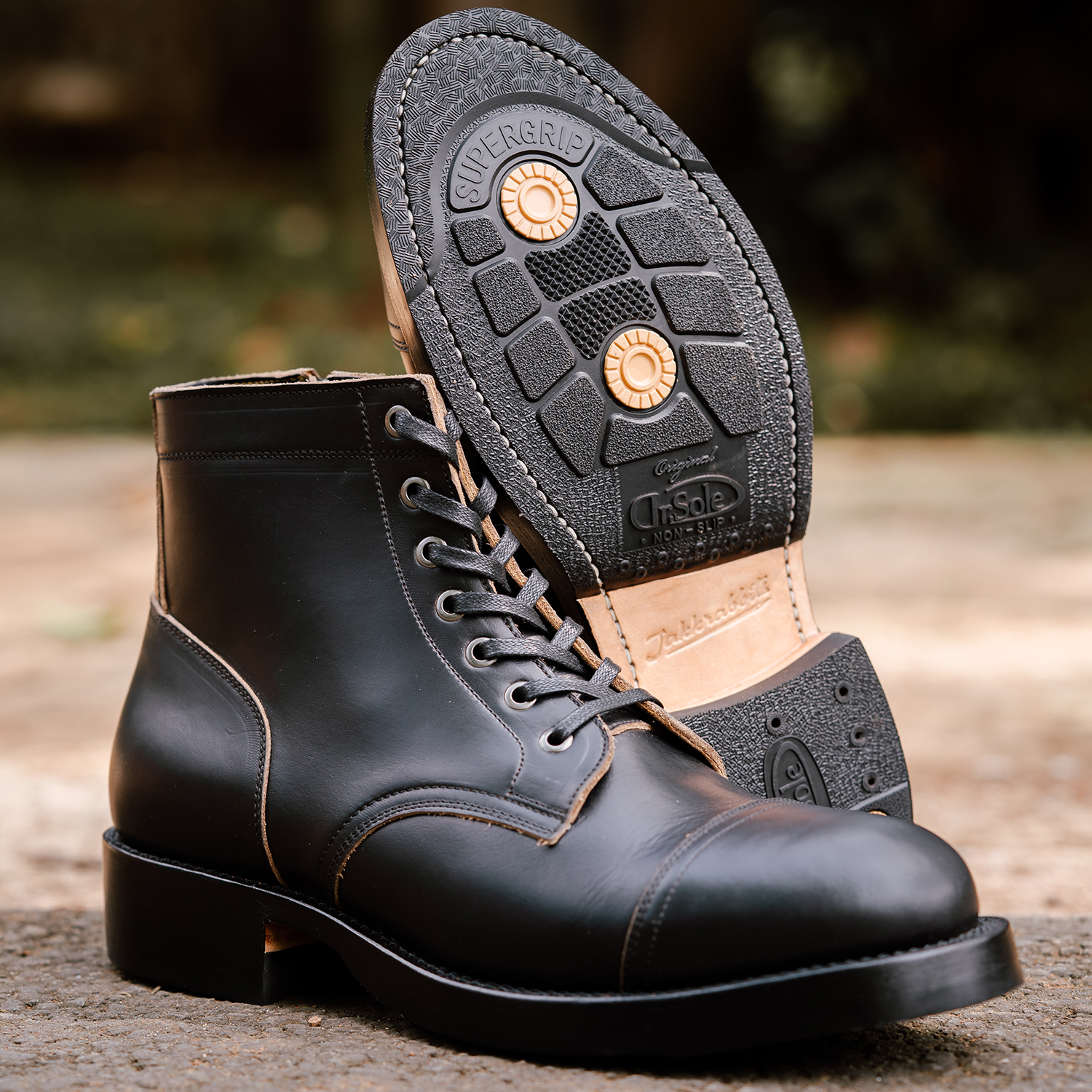 Black Chromexcel Field Boots Jakkrabbits Bootmaker