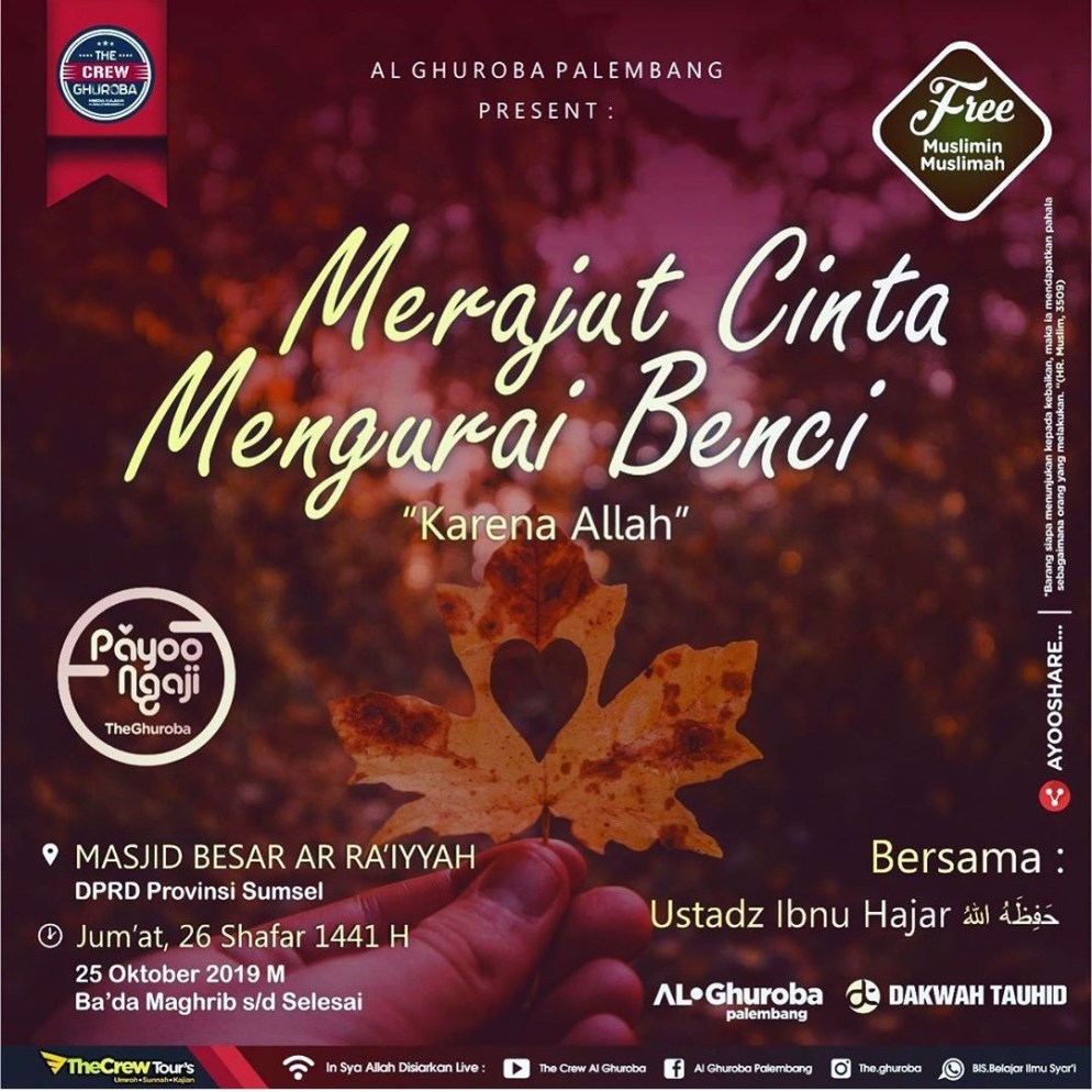 Merajut Cinta Mengurai Benci Karena Allah Heru Prasetio