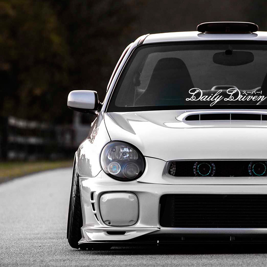 Daily Driven Super Hiragana Kanji Drift Team JDM Low Stance Tuning