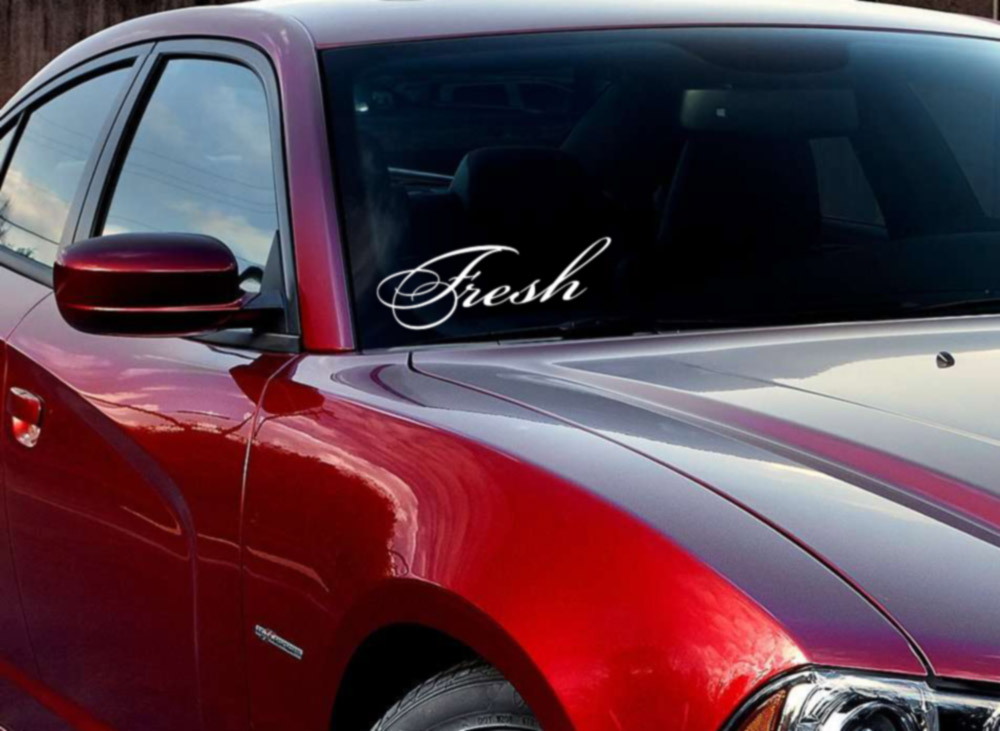 JDM Windshield Banner Fresh Daily Japan Low Royal Stance Drift Vinyl