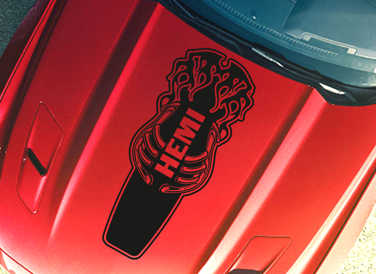 Buy Hood Side Truck Dodge Hemi Diesel OffRoad 4x4 Vinyl Sticker Decal