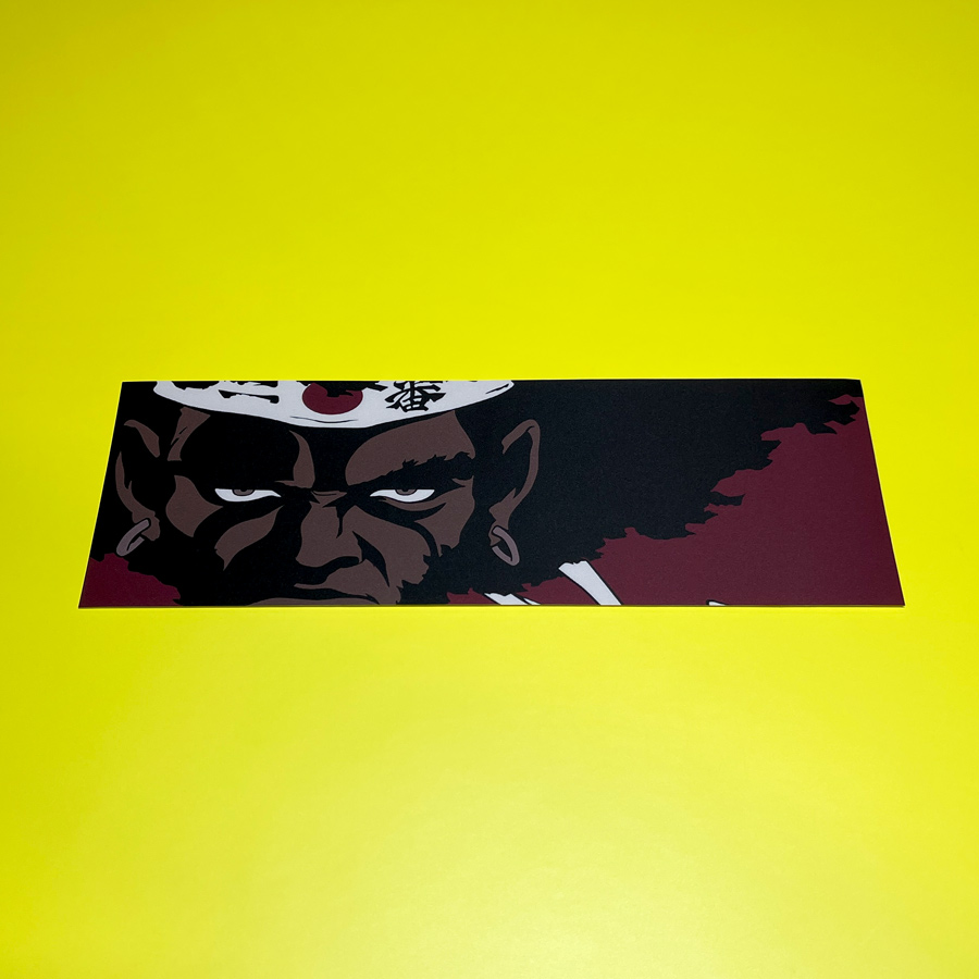 Rokutaro v1 Number 1 2 Justice Anime Manga JDM Printed Box Slap Bumper
