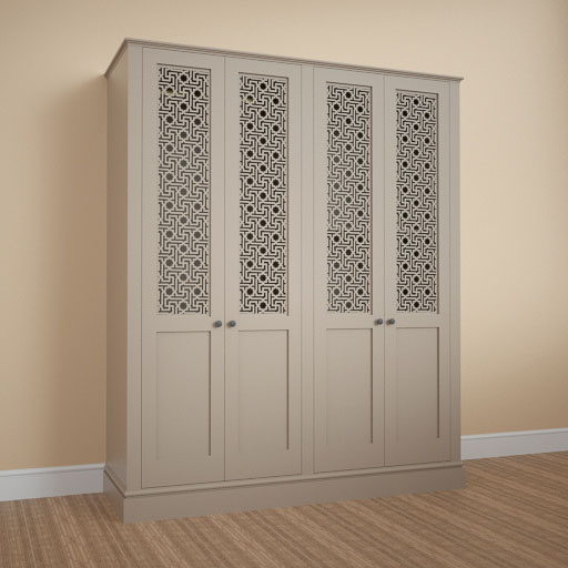 Made to Measure Wardrobe, 1852mm x 2305mm Jali