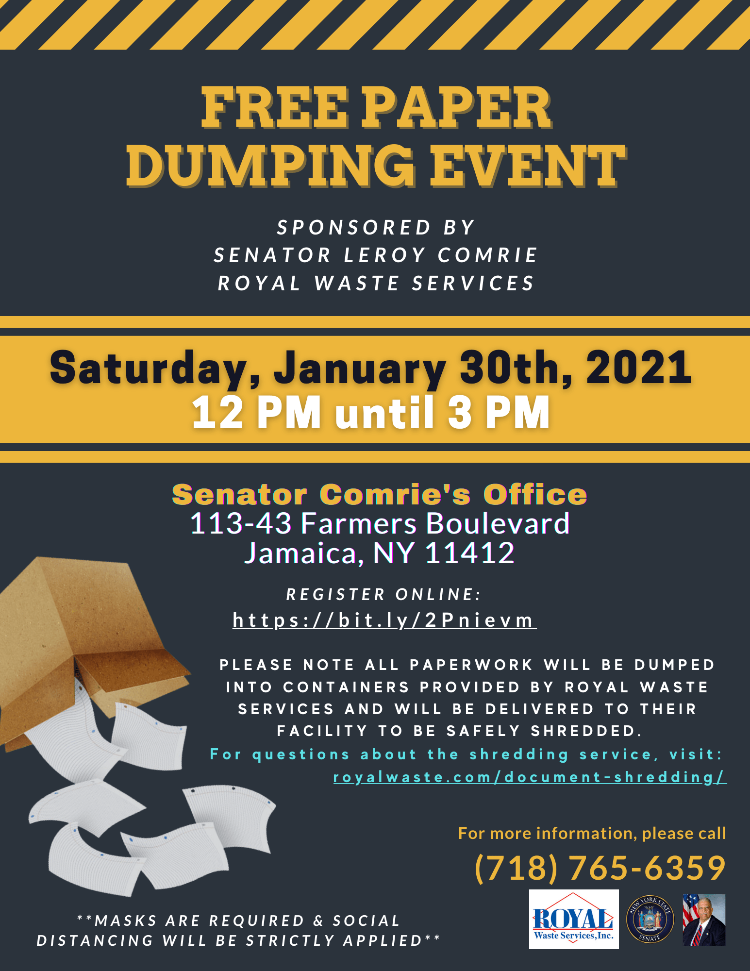 Nyc Shredding Events 2023 Free Paper Dumping Event – Jamaica311