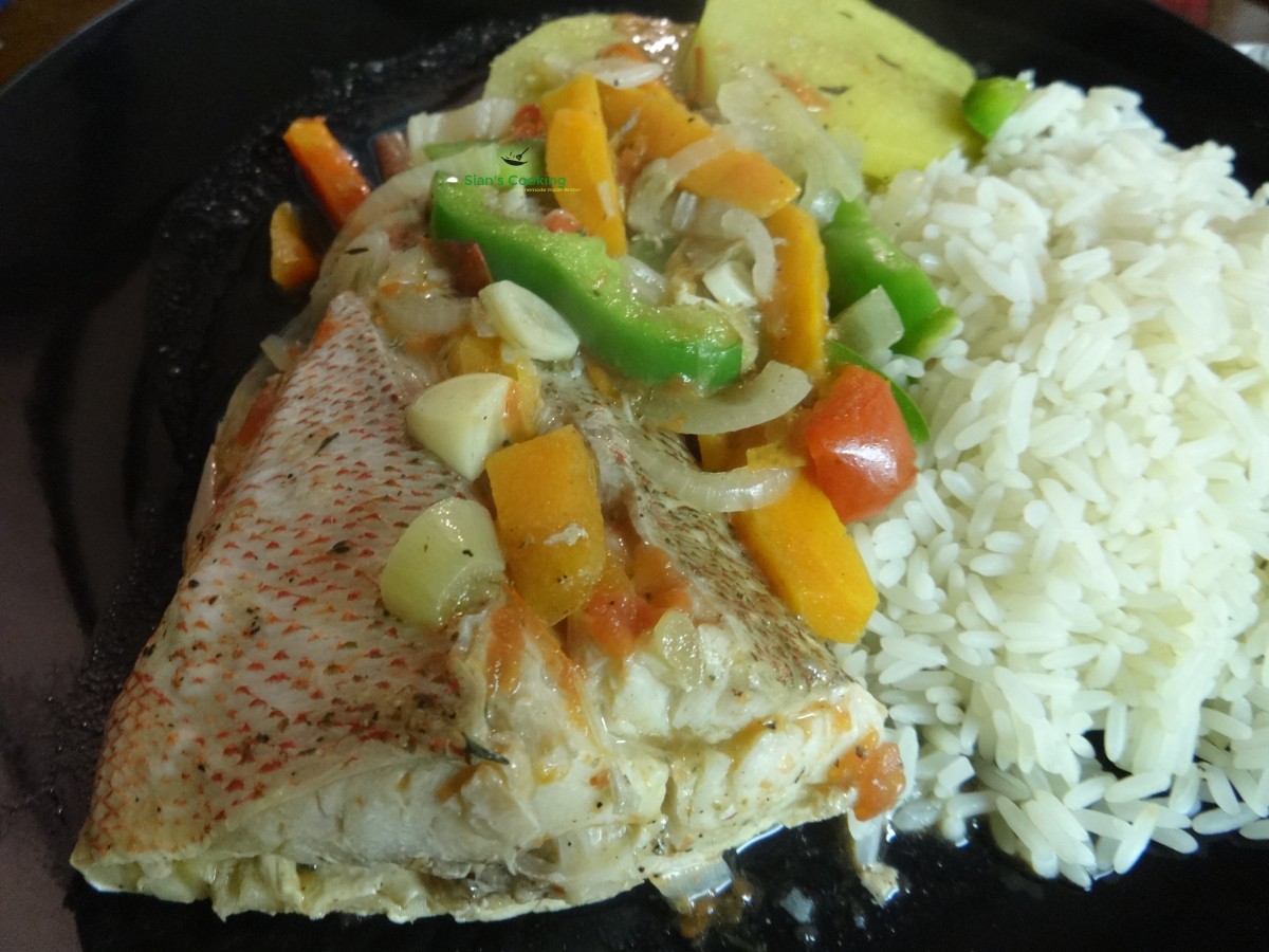 Chef Sian's Jamaican Steam Fish Recipe