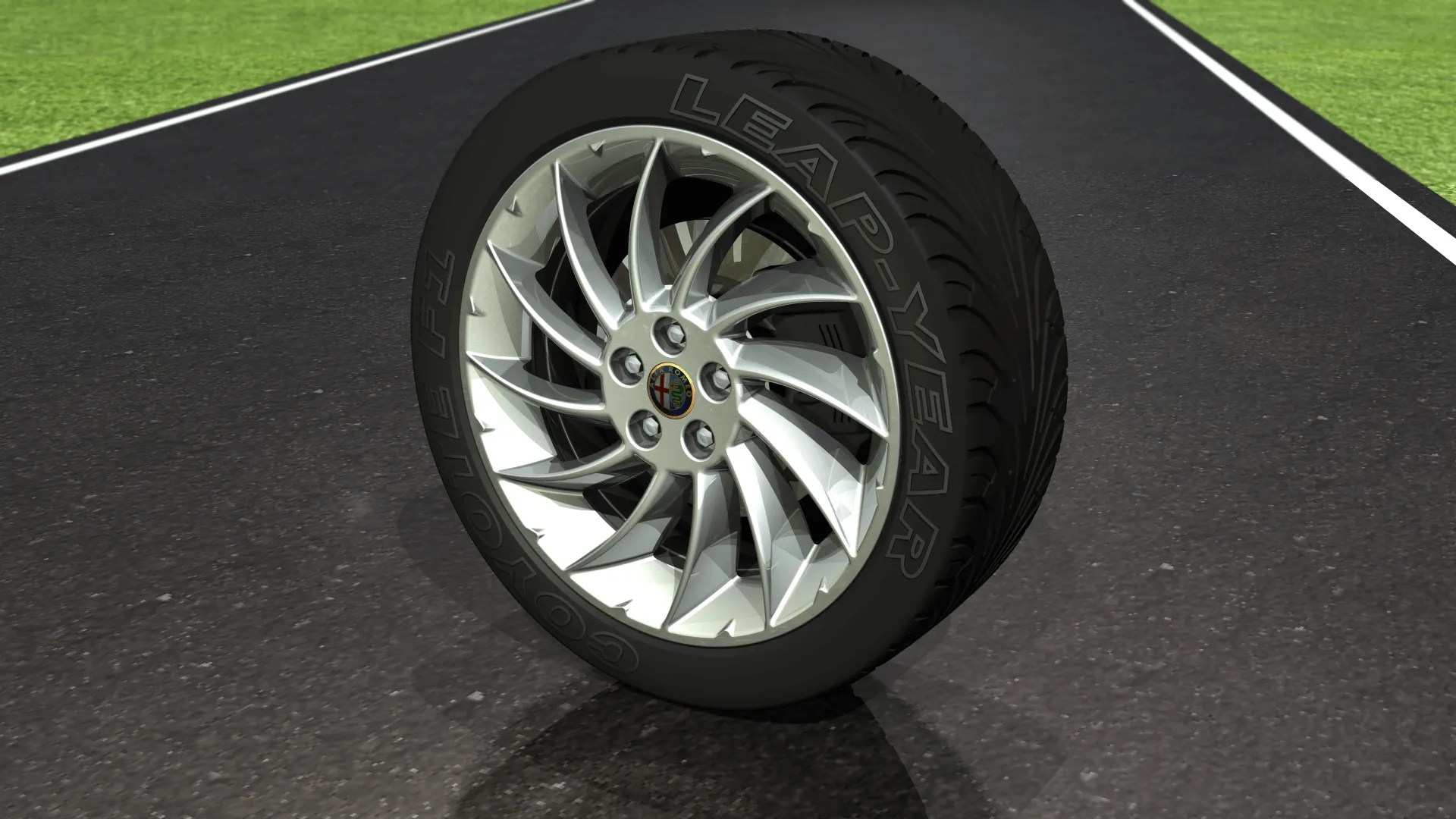 Alloy Wheel & Tyre - Automotive Images