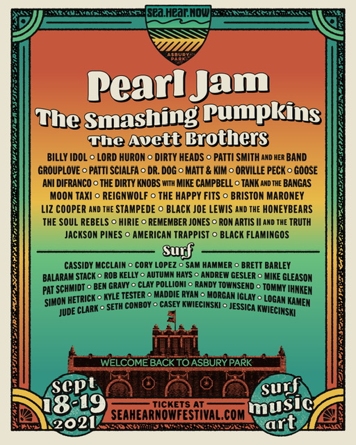 Sea.Hear.Now Festival Adds The Smashing Pumpkins, Patti Smith, Tank and