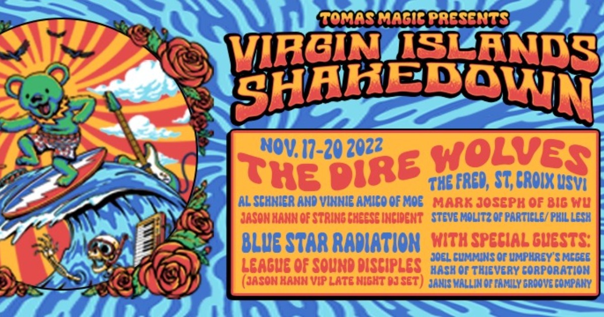 Virgin Islands Shakedown to Celebrate the Music of the Grateful Dead with Members of moe., The