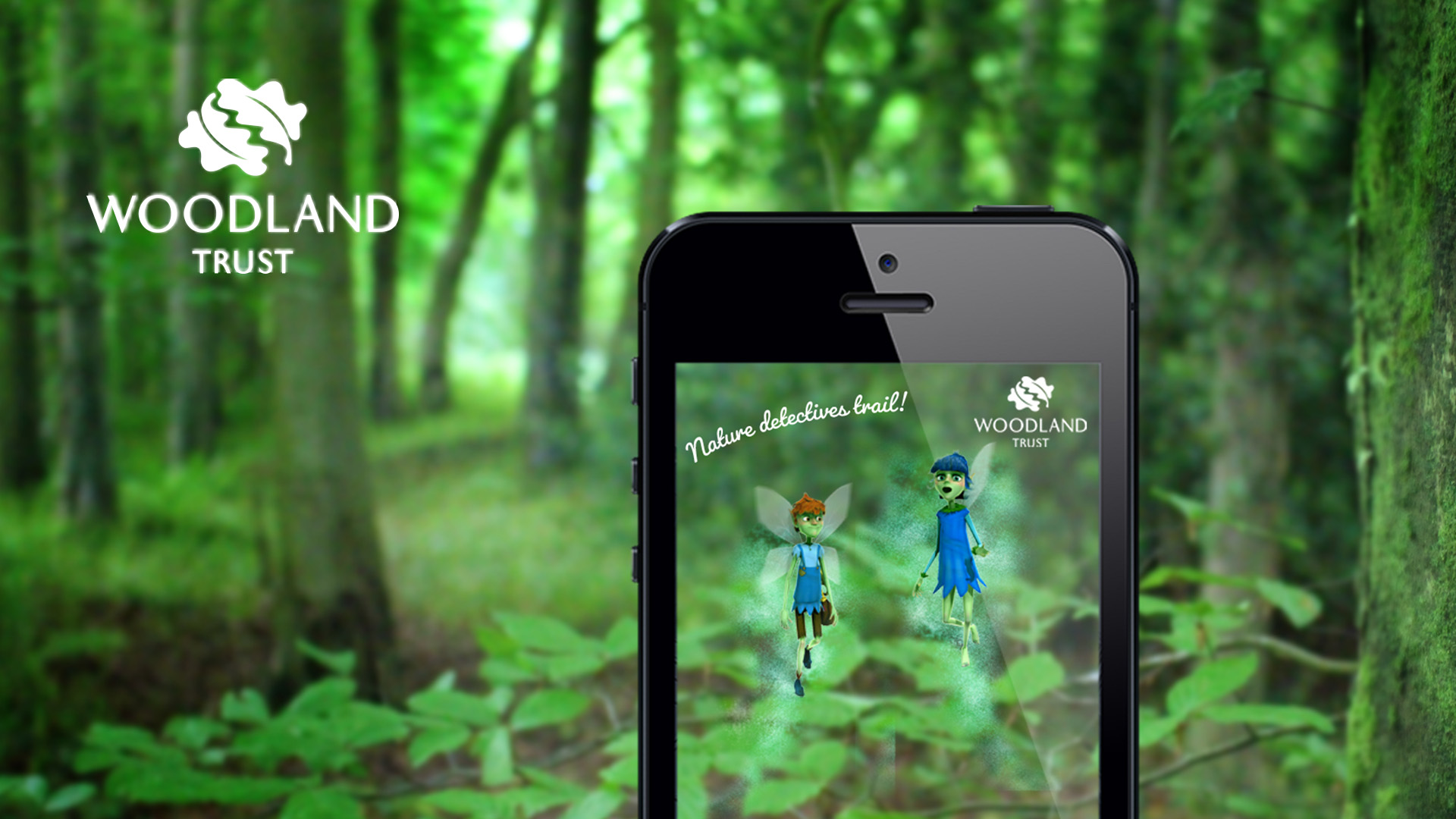 Jam Creative Studios Woodland Trust Family Trail AR app
