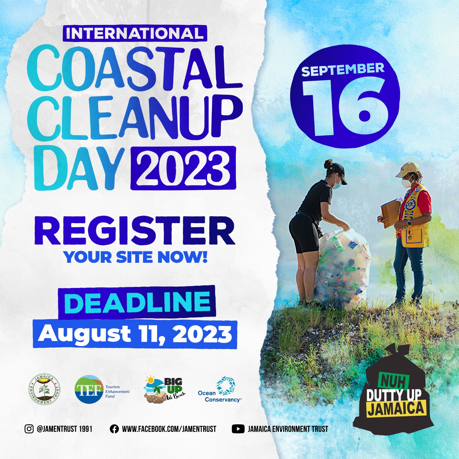 International Coastal Cleanup Day Jamaica Jamaica Environment Trust