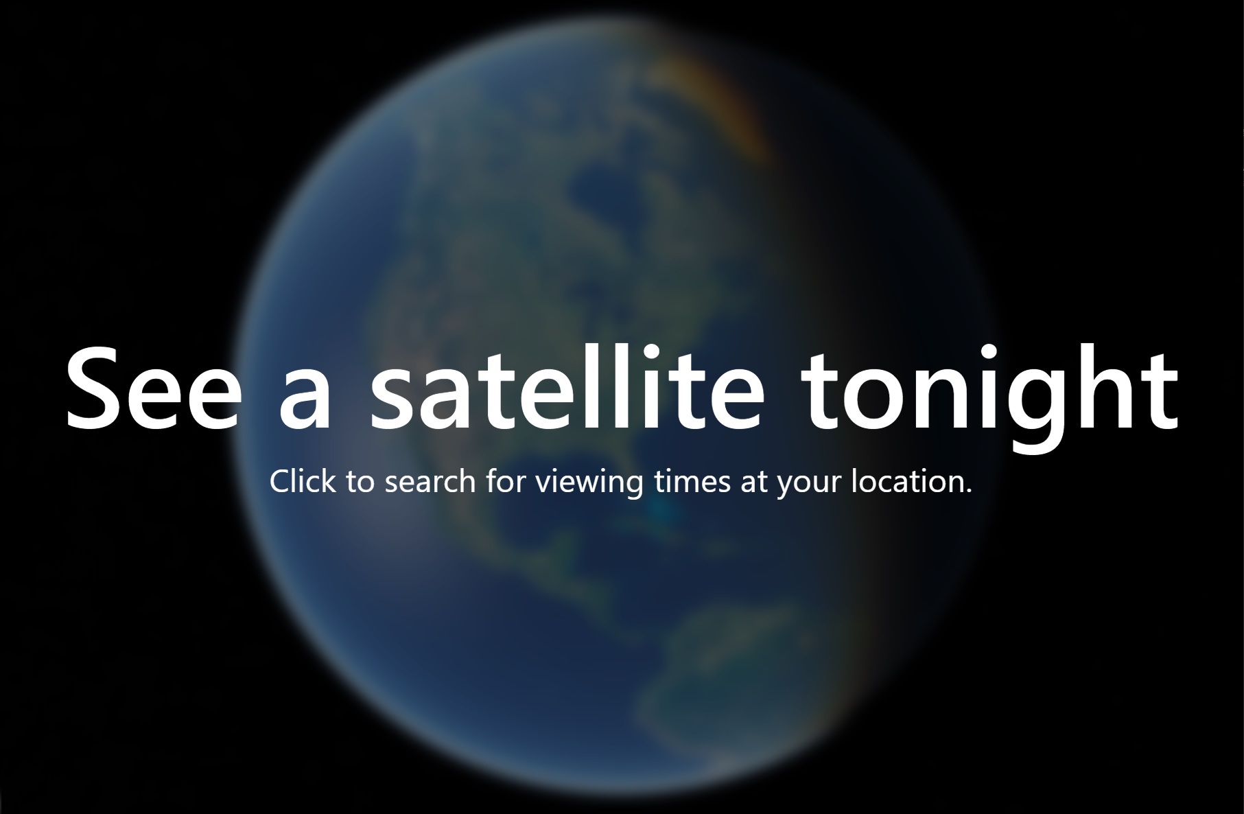 🛰️ See A Satellite Tonight