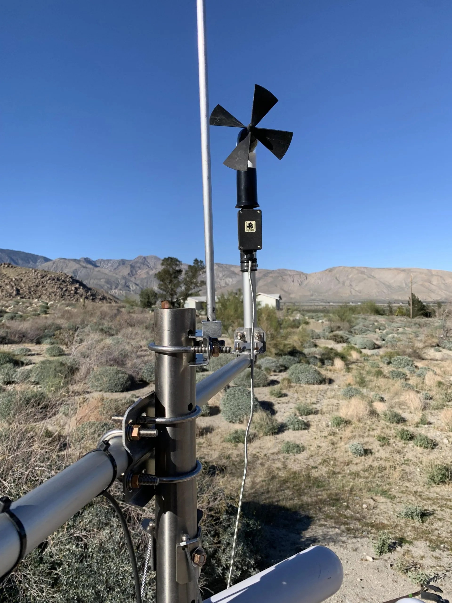 New weather station at Oasis de los Osos James San Jacinto Mountains