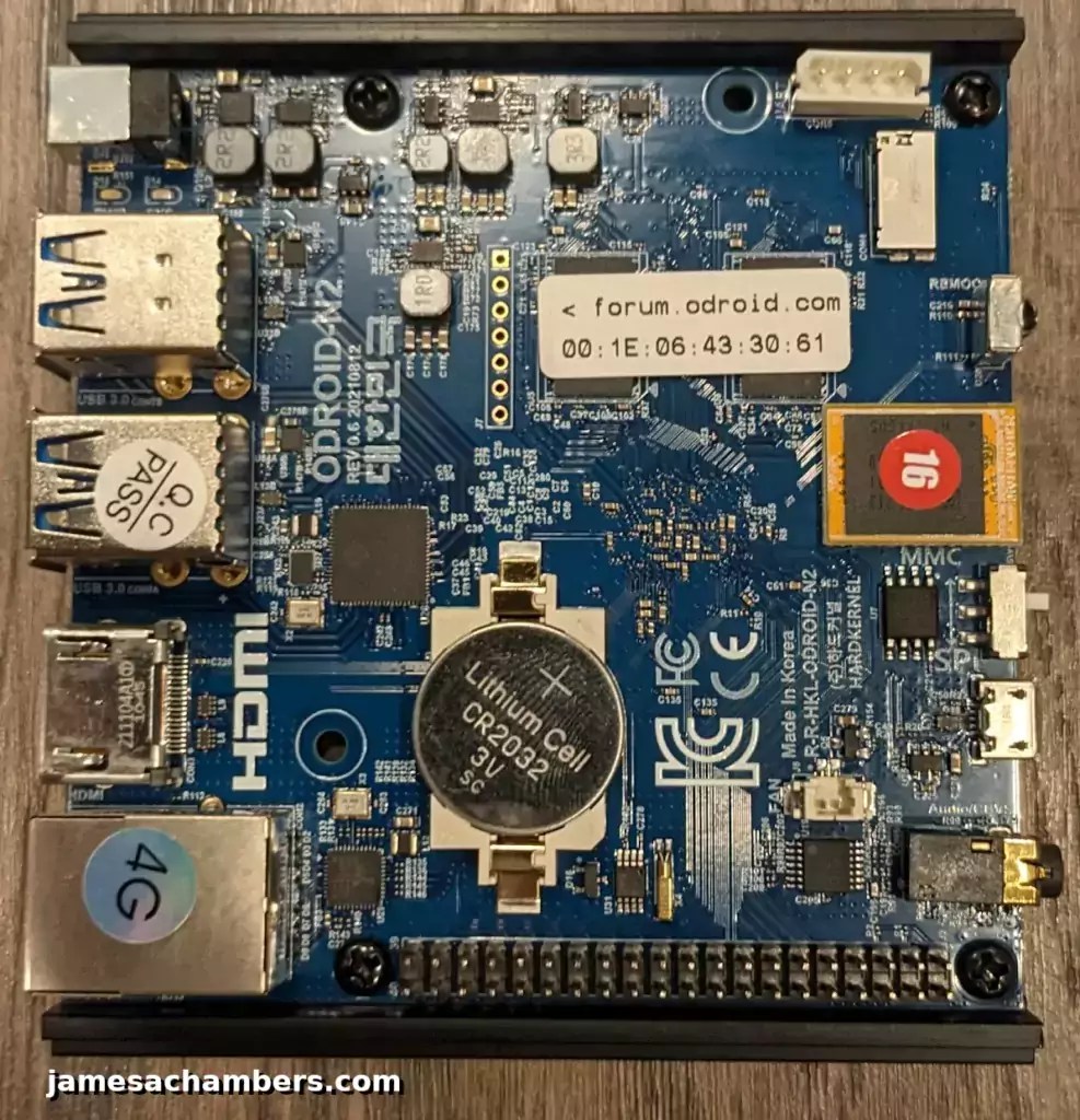 Hardkernel ODROID N2+ SBC Review James A. Chambers