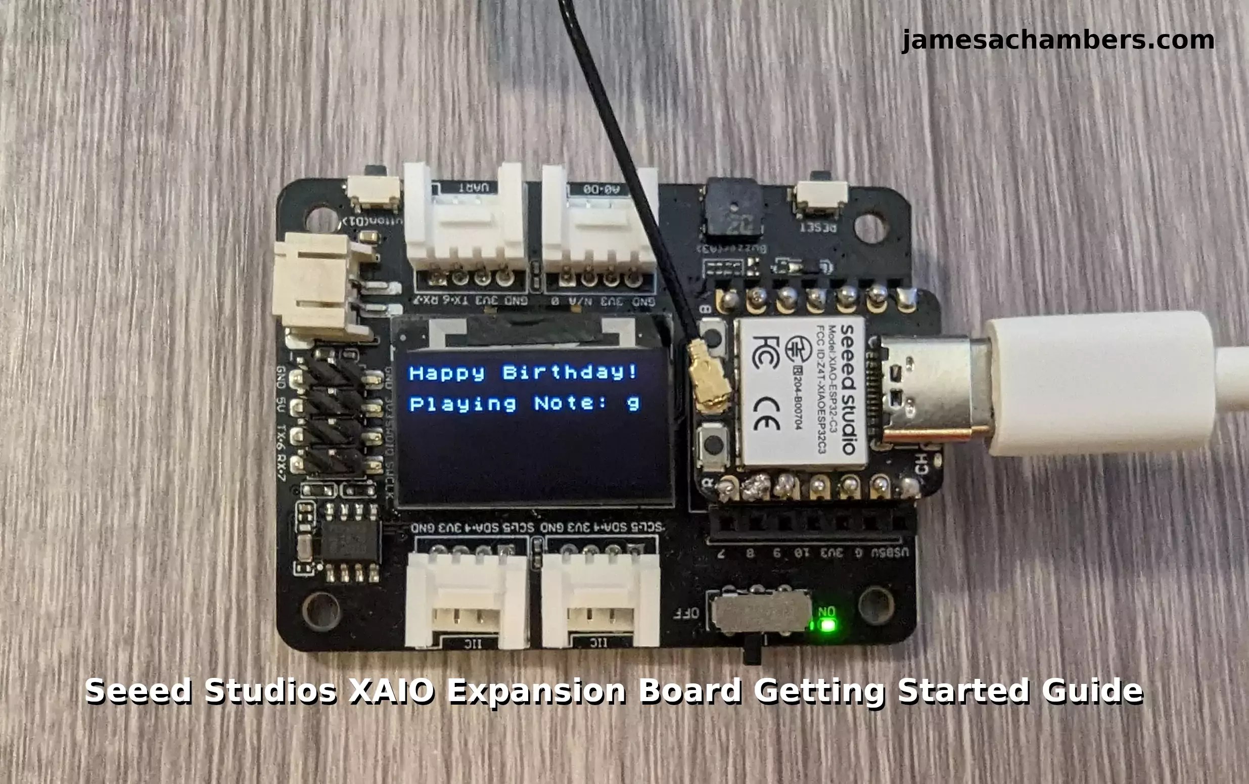 XAIO ESP32C3 Expansion Board Getting Started Guide