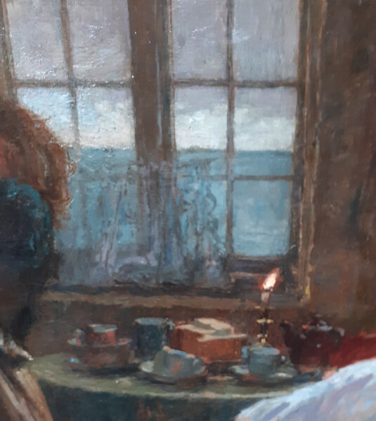 Ralph Hedley (18481913), Time for bed for sale