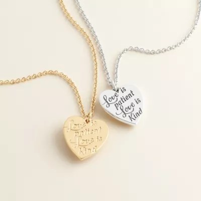 "Love is Patient" Heart Charm James Avery