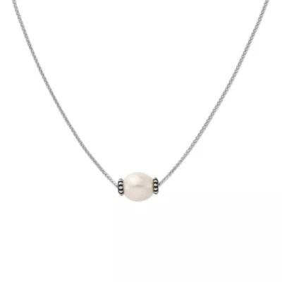 Beaded Cultured Pearl Slider Necklace James Avery