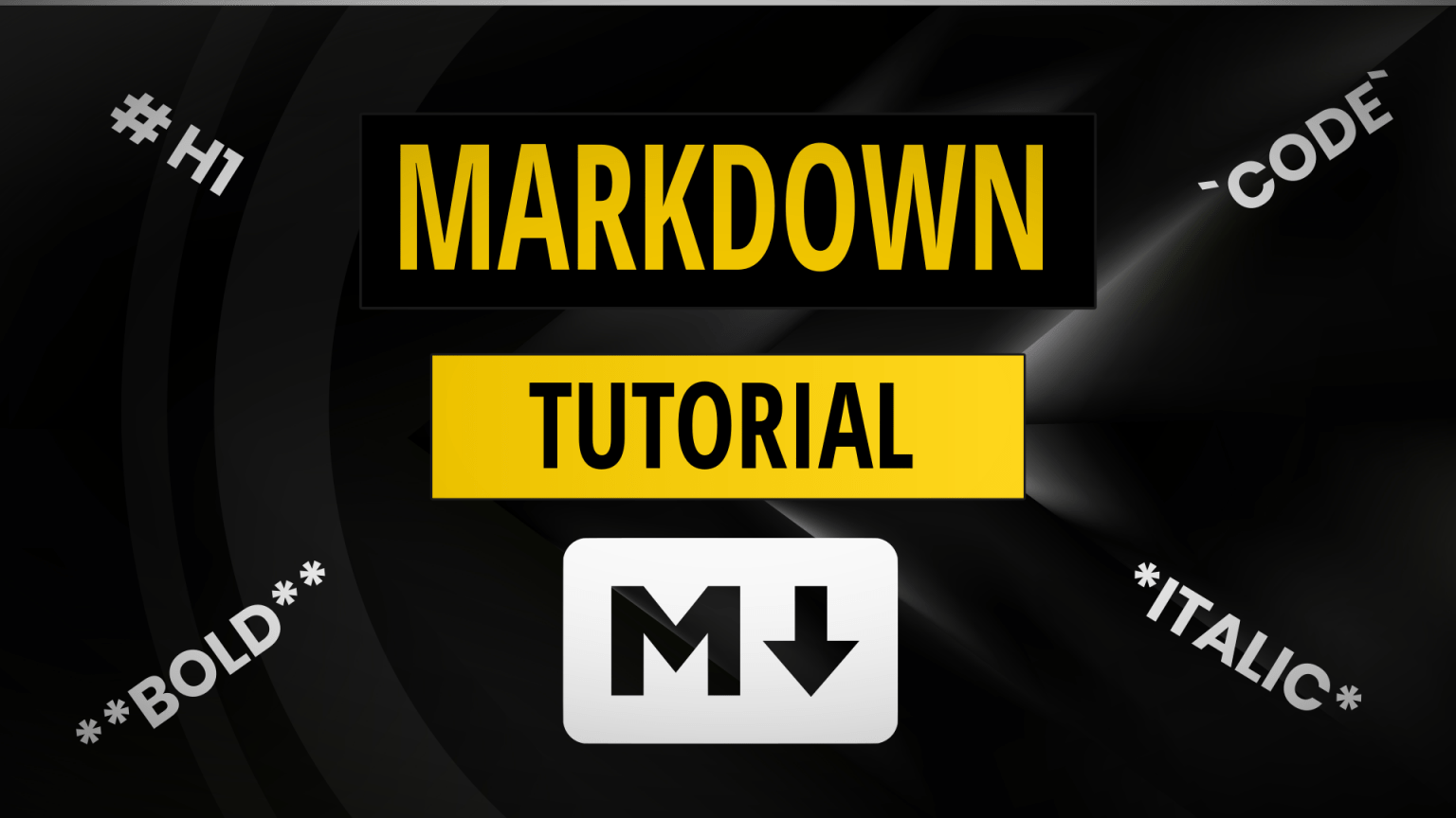 Markdown Tutorial | How To Get Started With Markdown