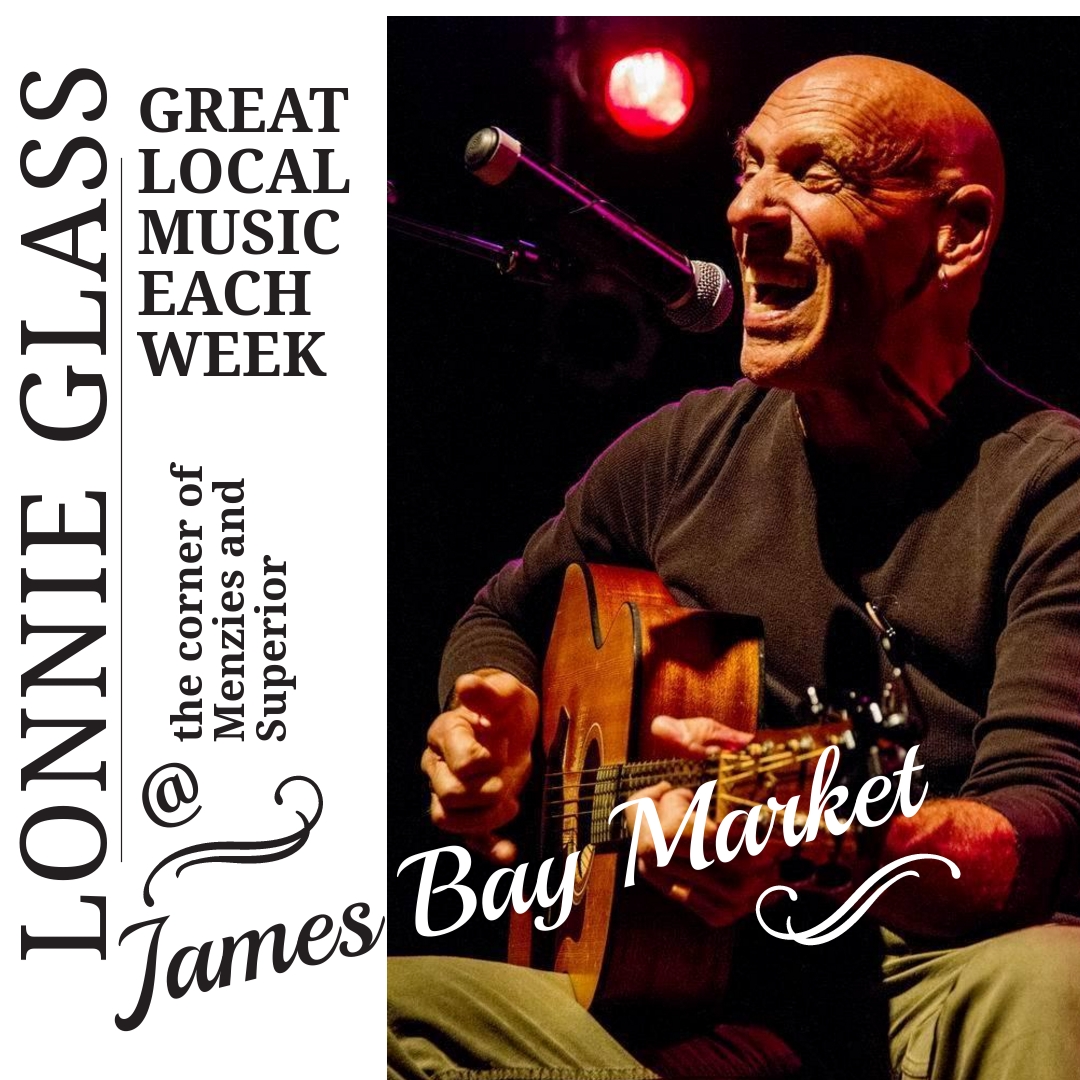 James Bay Community Market Live music for July 31st Sponsored by the