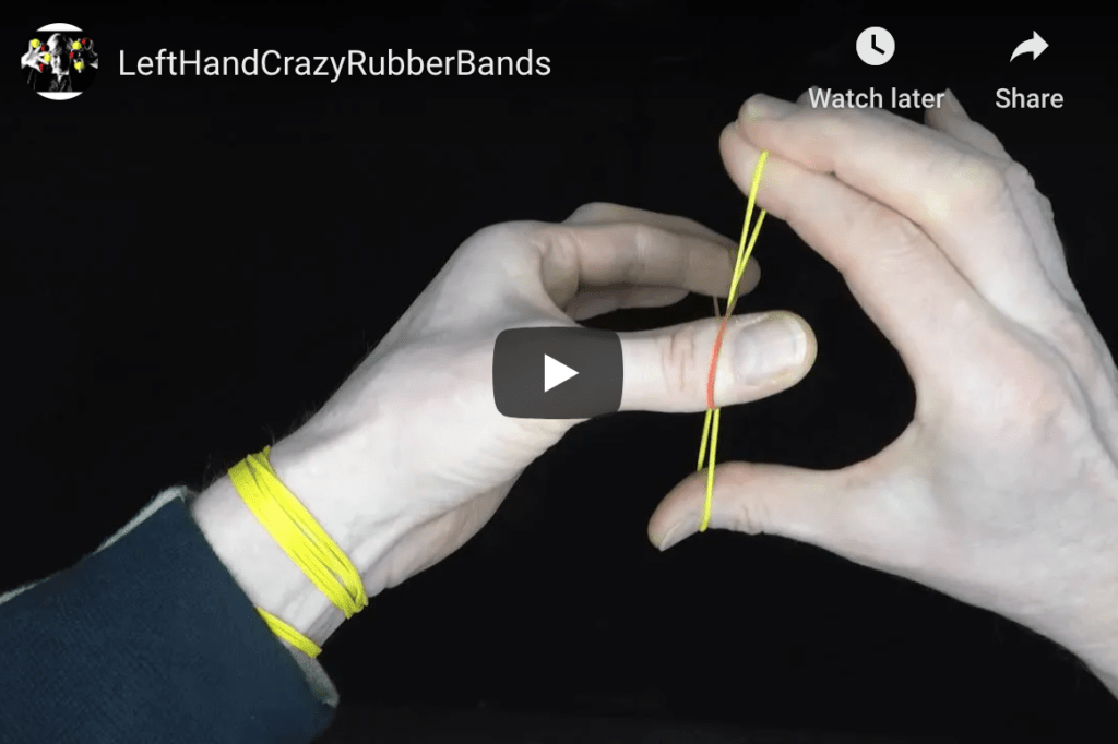 Rubber Band Masterclass Magician Illusionist James Cielen from Las Vegas