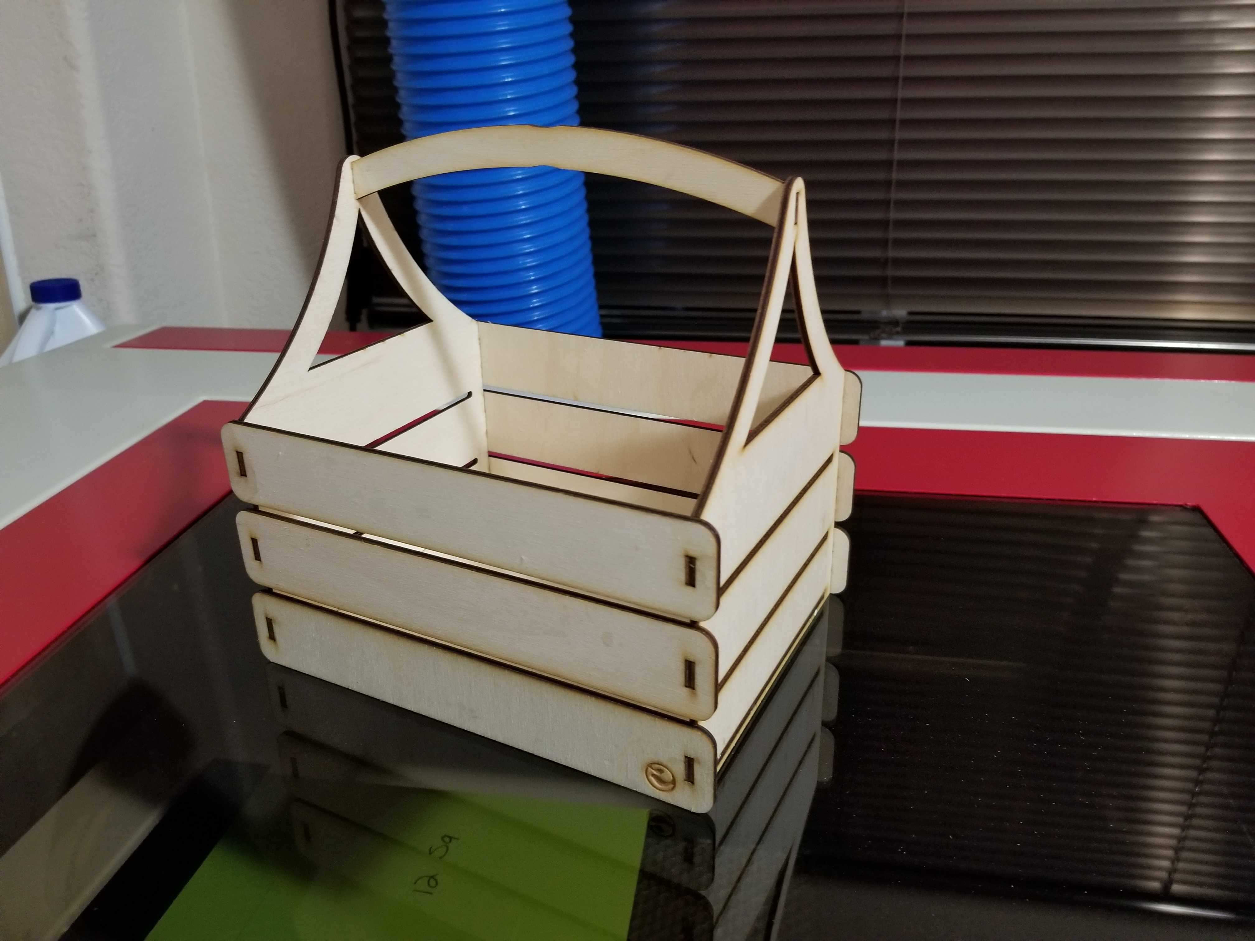 Parametric Laser Cut Basket James Kiefer