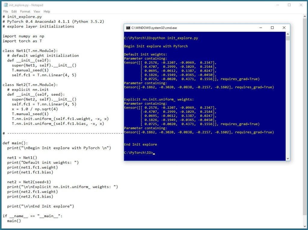 More About PyTorch Neural Network Weight Initialization James D