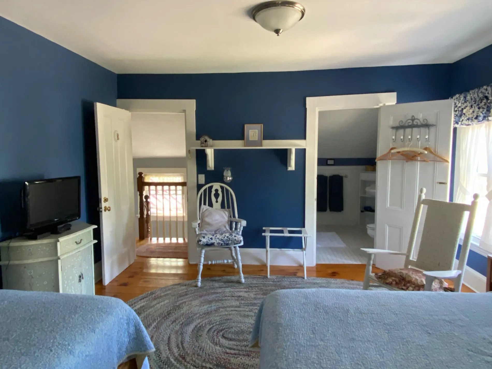 Freeport Maine Bed and Breakfast Blue Room at James Place Inn