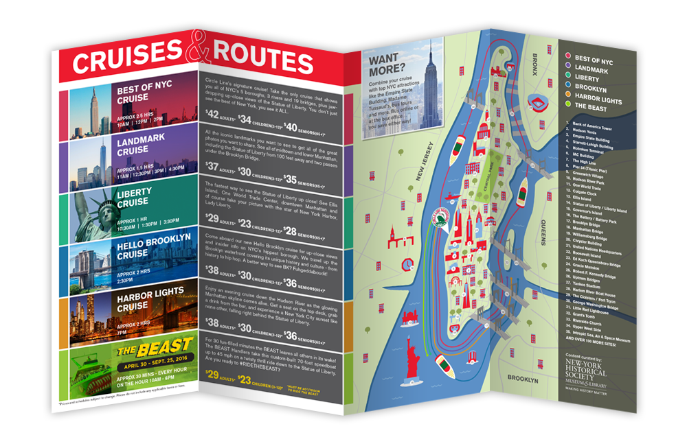 Circle Line NYC Cruise Brochure « James Protano