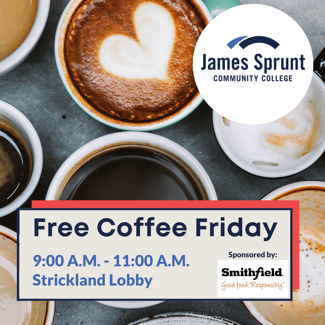 WOW Week Day 5 Free Coffee Friday James Sprunt Community College