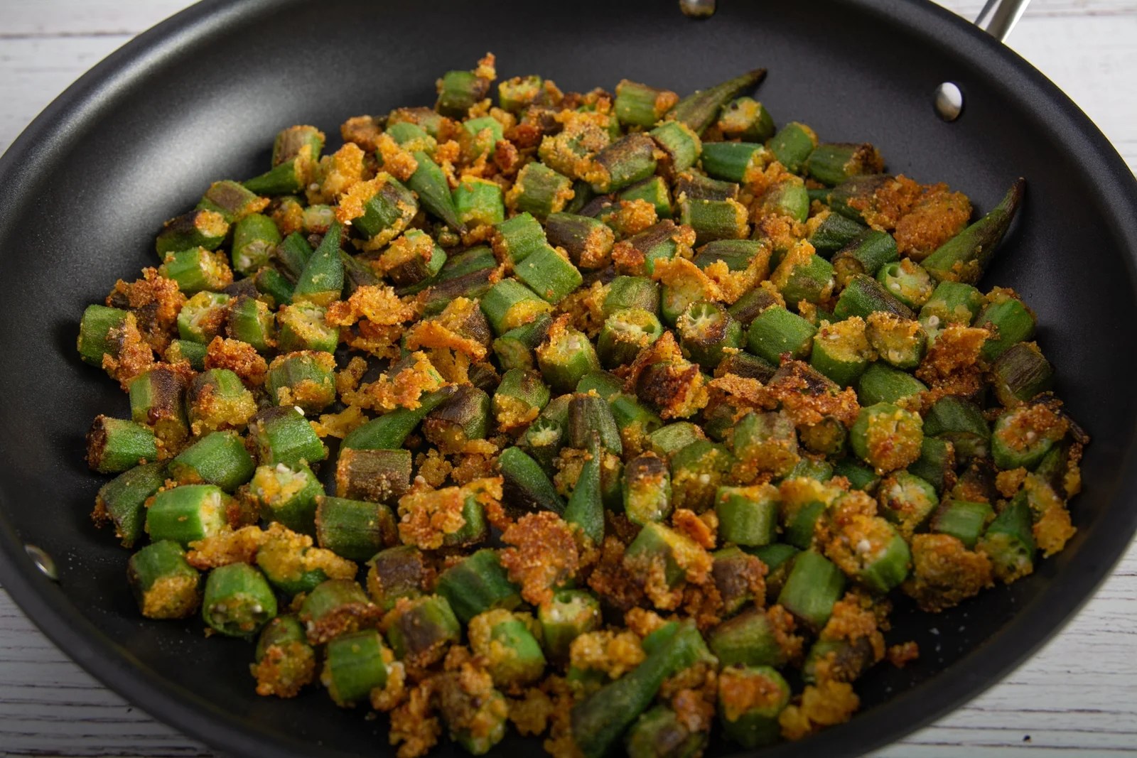 Crunchy Fried Okra Recipe🍴 - James Strange