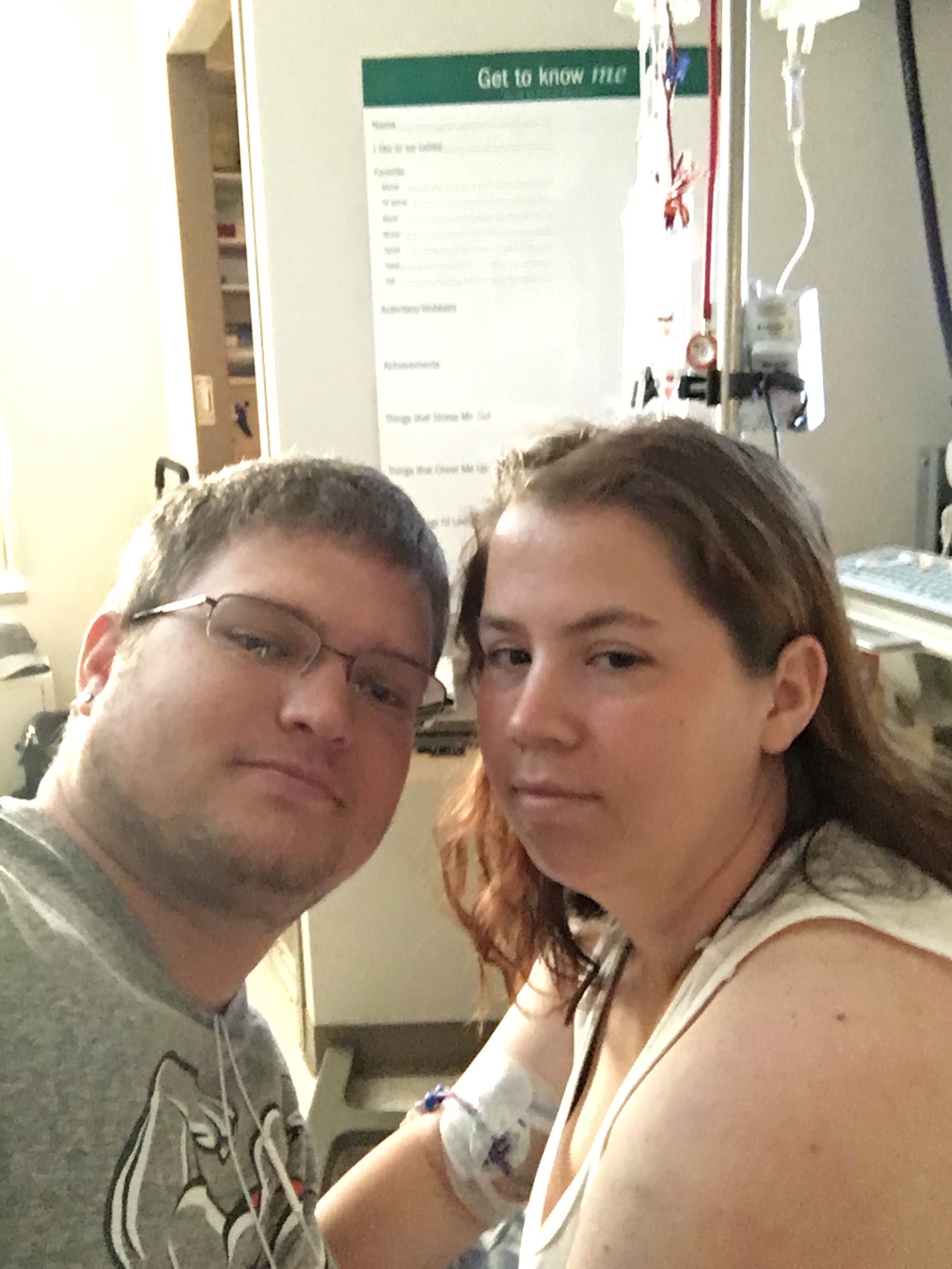 Day 4 of chemo 7/18/2016 Jamie