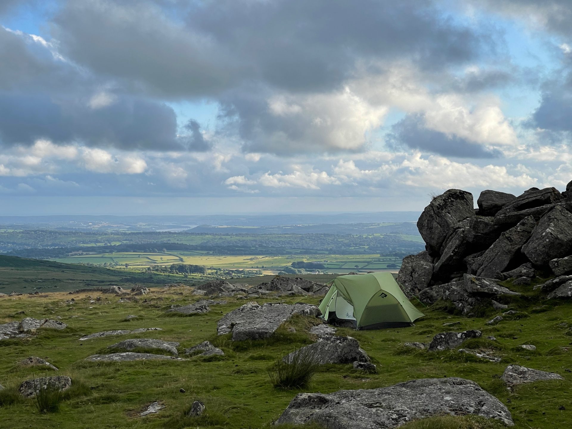 First Wild Camp in Dartmoor Jamie Griffin