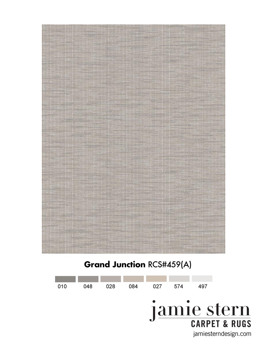 Grand Junction Beige Textured Rug Jamie Stern Design