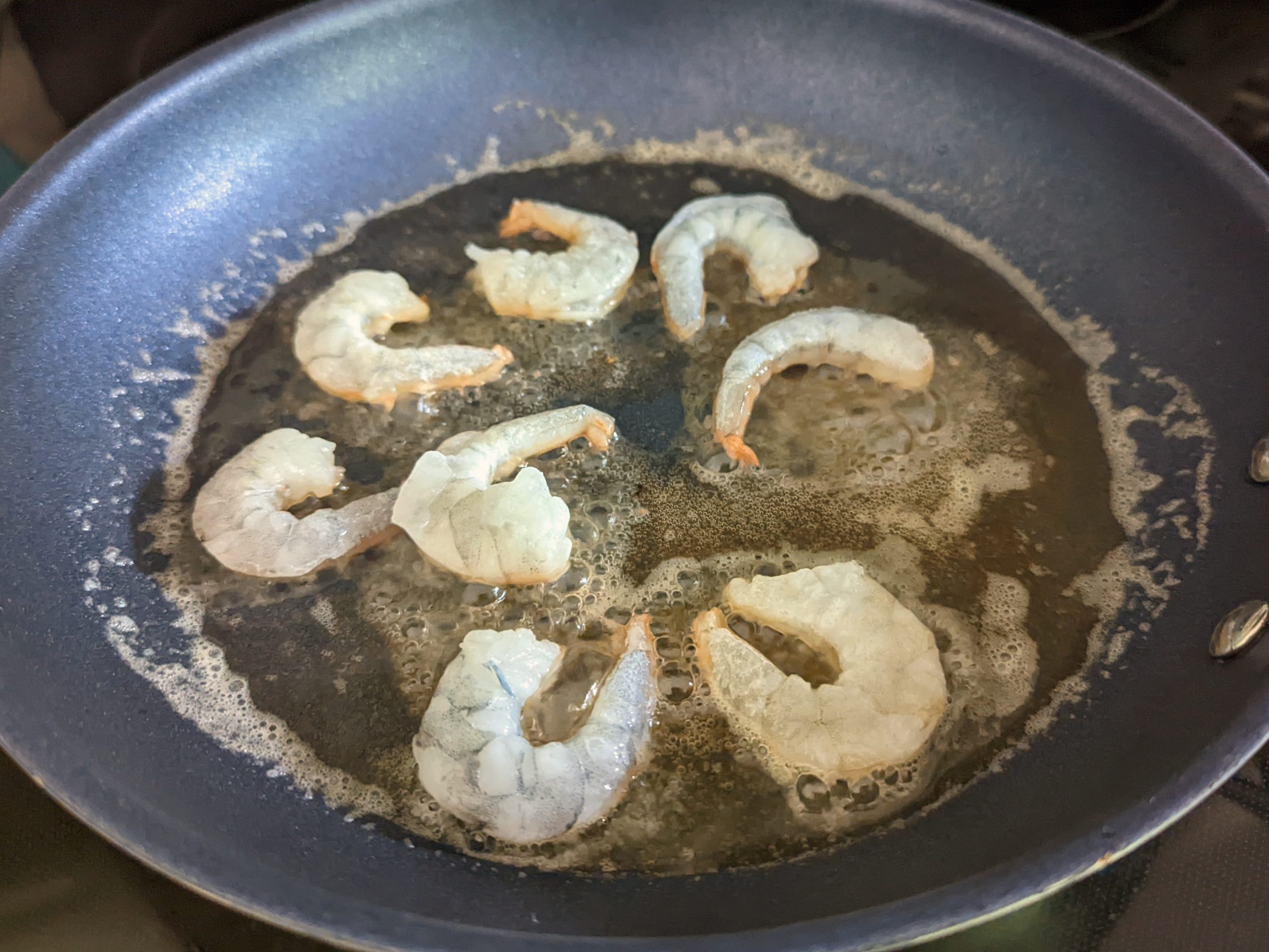 Pan Seared Shrimp with Peanut and Lime Jamil Ghar