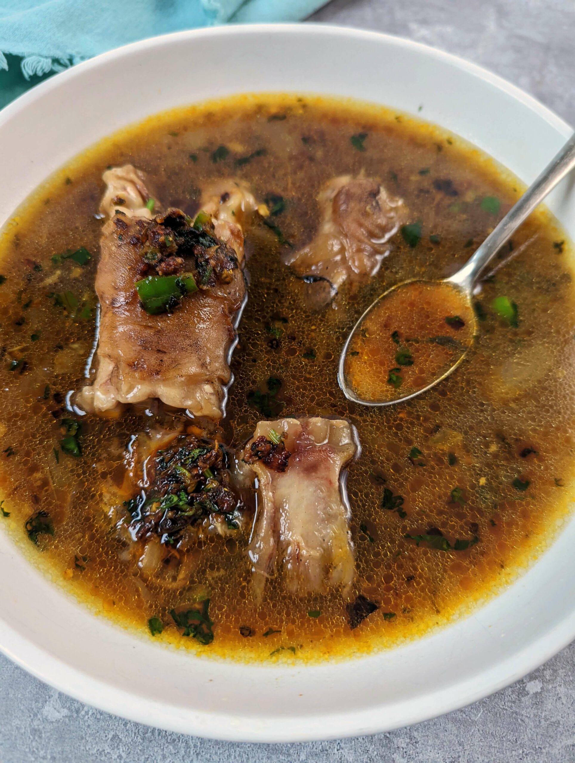 Mutton Paya Soup Recipe (Paya Shorba)