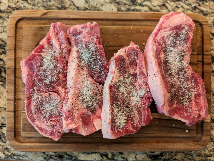 Easy Pan Seared Lamb Shoulder Chop