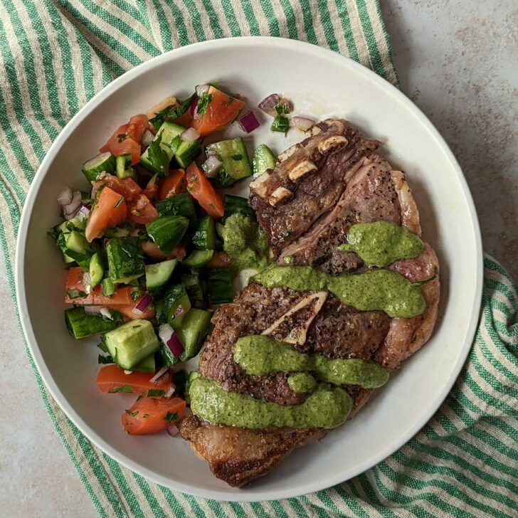 Easy Pan Seared Lamb Shoulder Chop