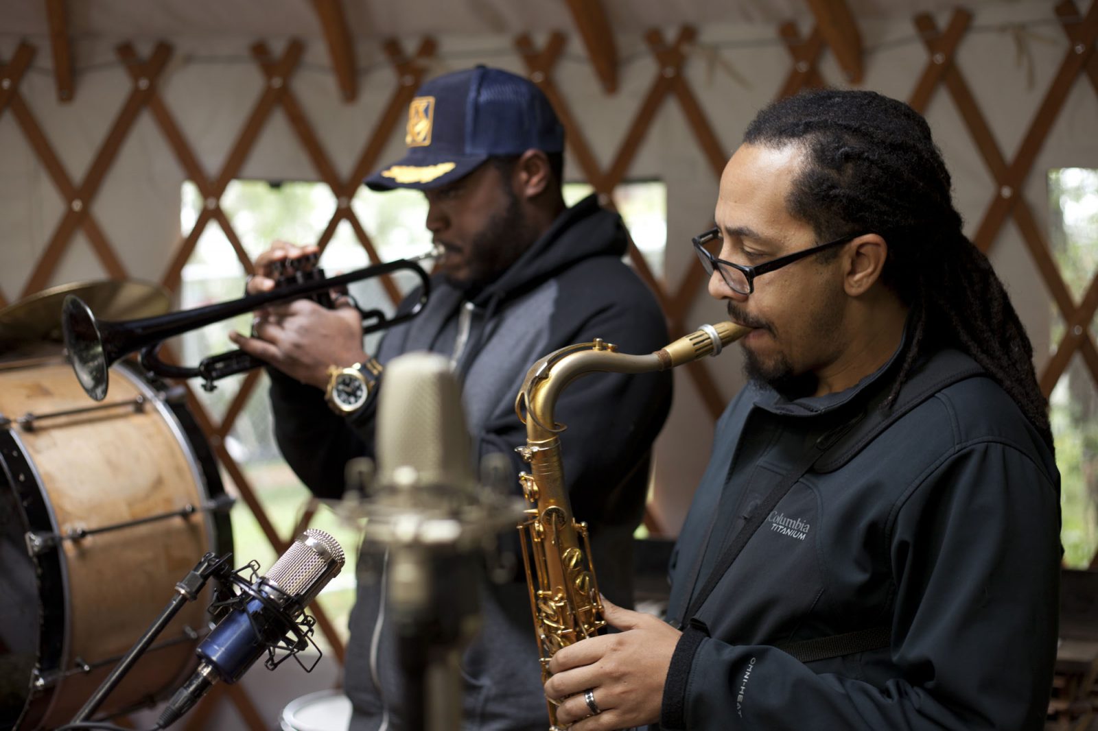 Rebirth Brass Band Jam in the Van