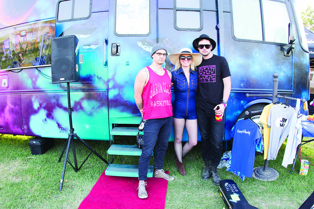 The Peach Kings Jam in the Van