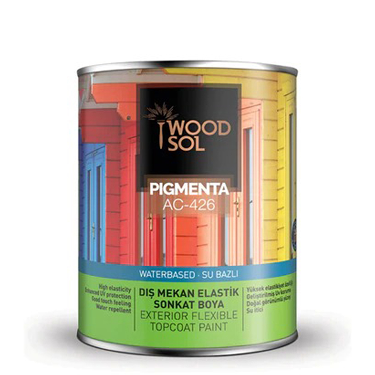 Woodsol Pigmenta Water Based Exterior White Silk Matt BW426.40 Jami Paint