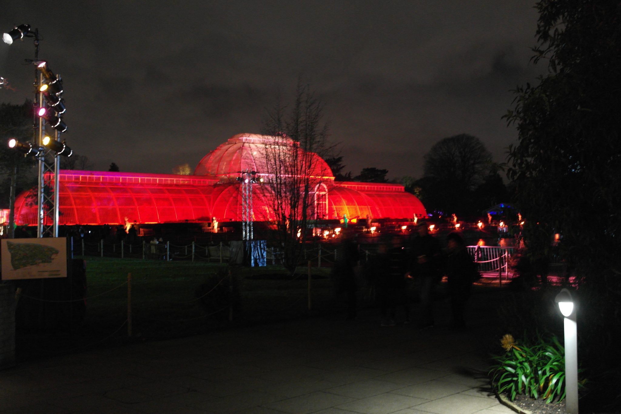 Kew Gardens Christmas Light Spectacular So they call me Jam Jar Gill...