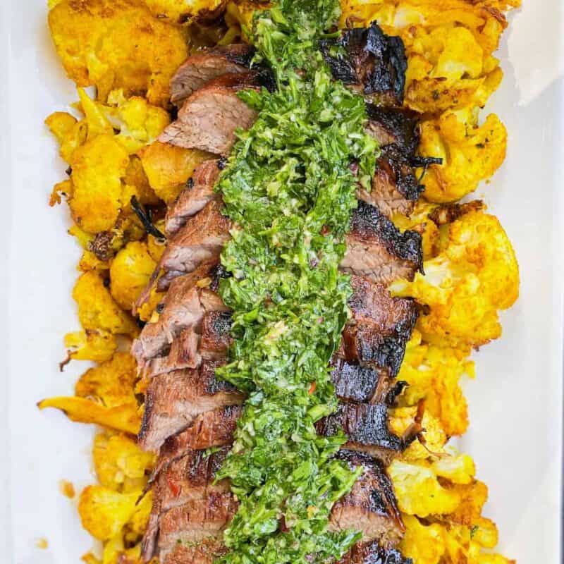 Grilled Flat Iron Steak with Chimichurri The Jam Jar Kitchen