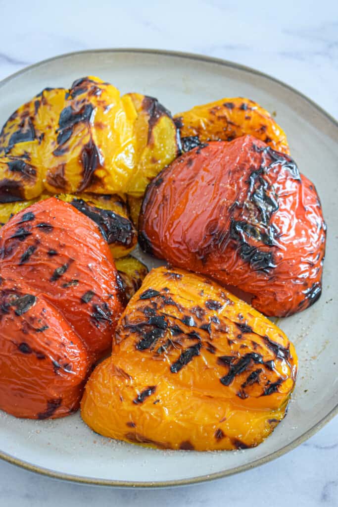 Easy Grilled Bell Peppers The Jam Jar Kitchen