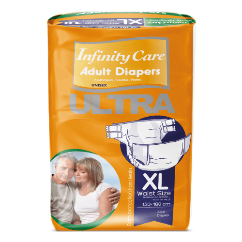 Infinity Care Adult Diapers XLarge Pack (10 Diapers) Jamludi