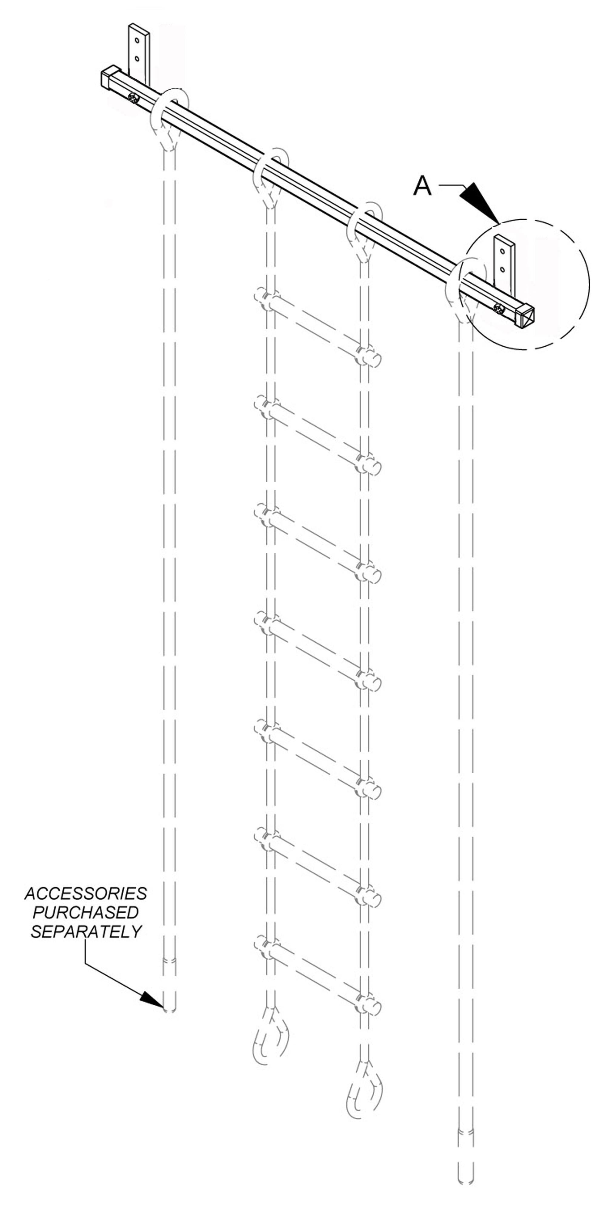 Joist Mounted Hanging Bars JHB Jammar MFG