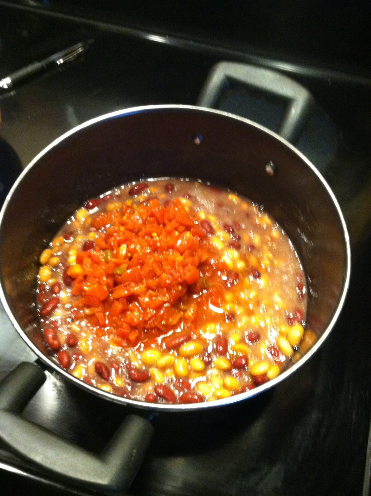 Man Recipe Chili with Red Gold Tomatoes JaMonkey