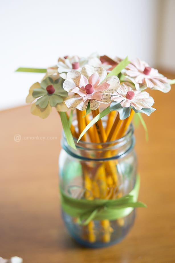 Pencil Flowers Teacher Gifts Project Pinterest JaMonkey