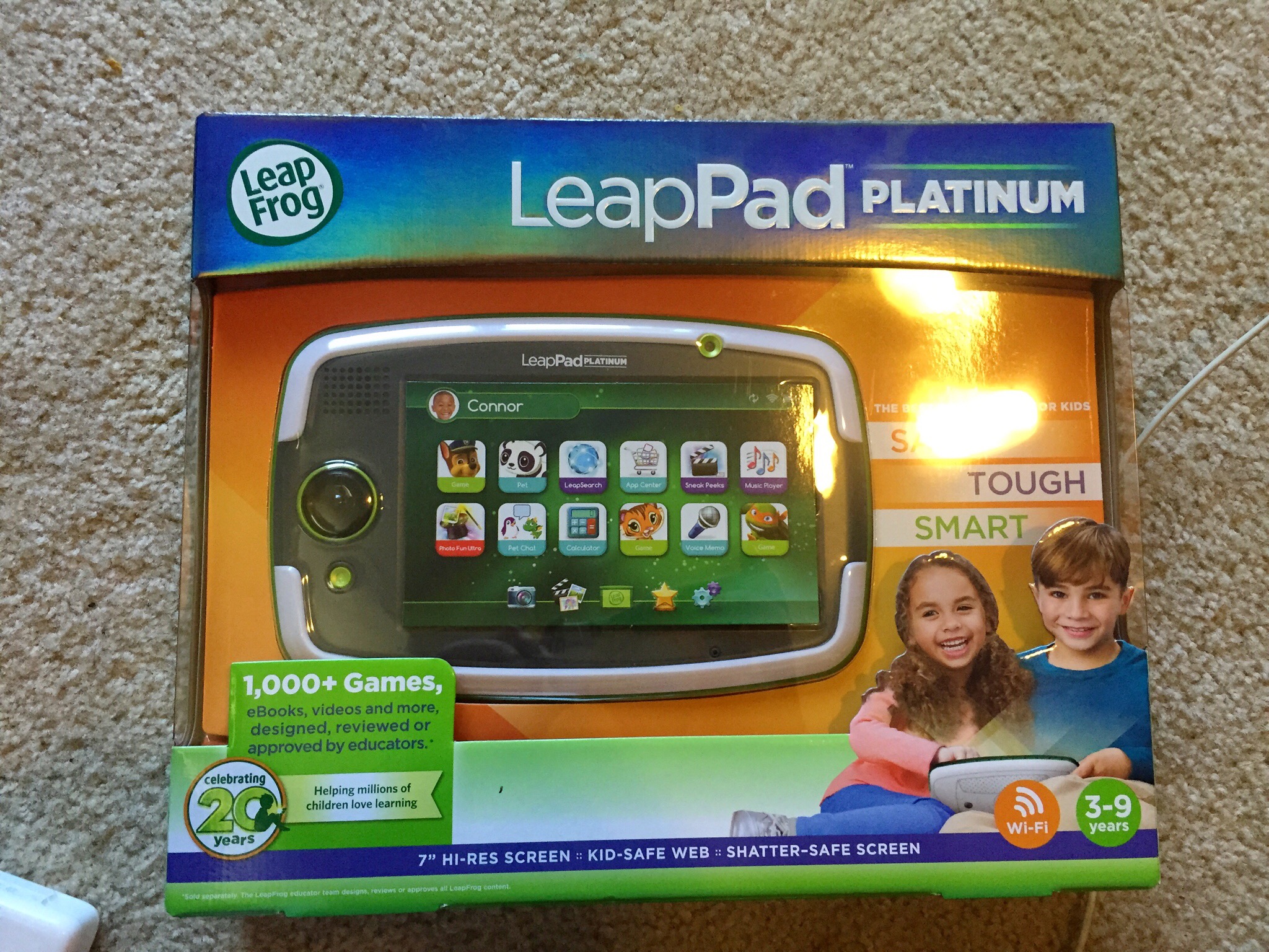 LeapFrog LeapPad Platinum and Imagicards Review JaMonkey