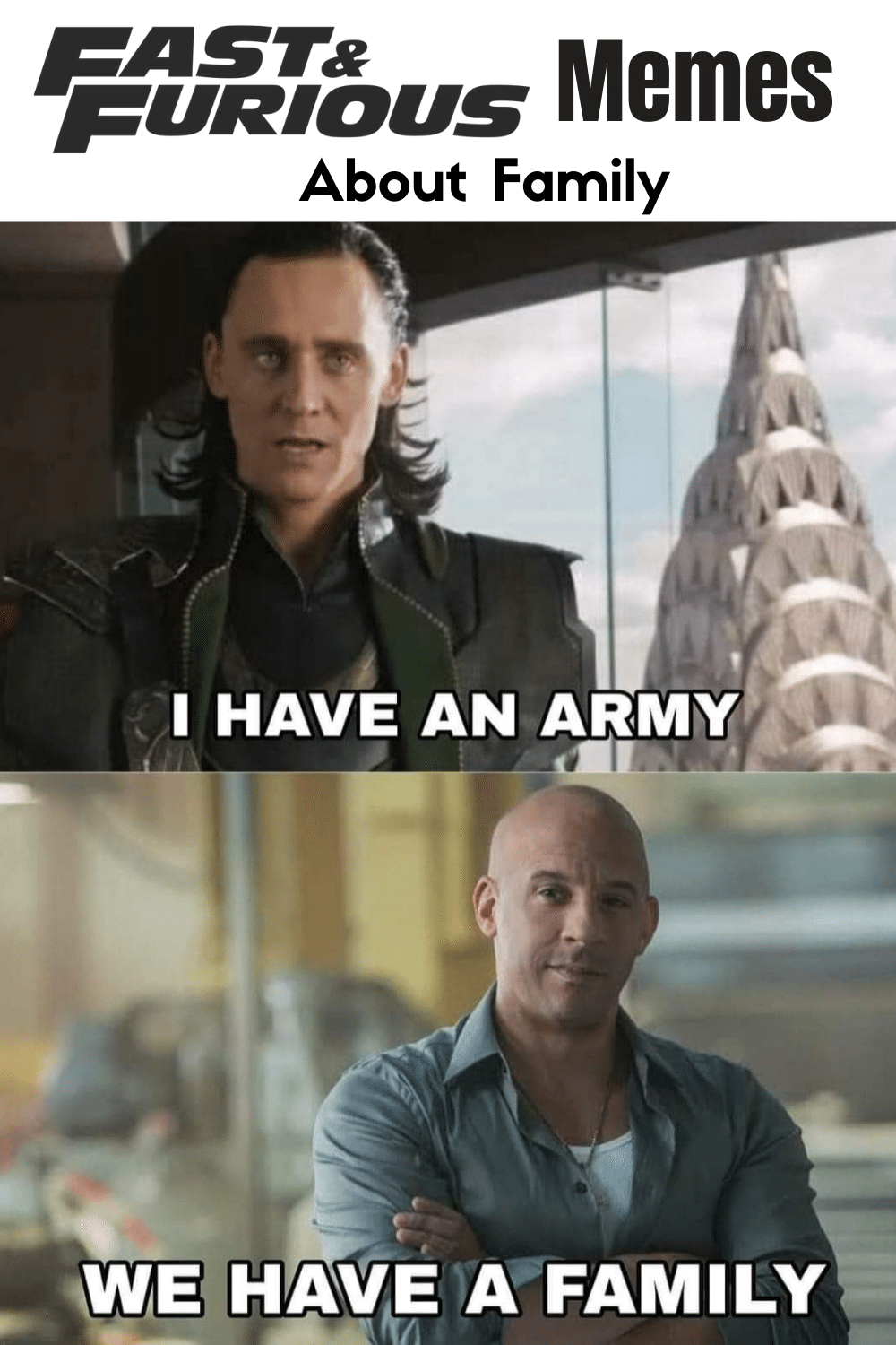 Hilarious Fast and the Furious Family Memes JaMonkey